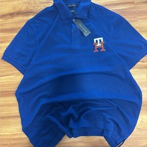 Tommy Hilfiger Men's Royal Blue Polo with Logo